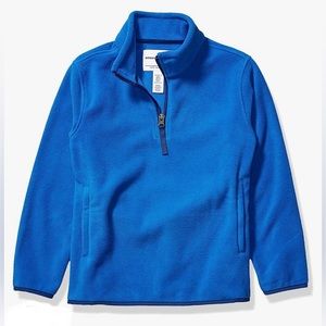 NWT Amazon Essentials Boys Polar Fleece Quarter Zip Pullover Jacket